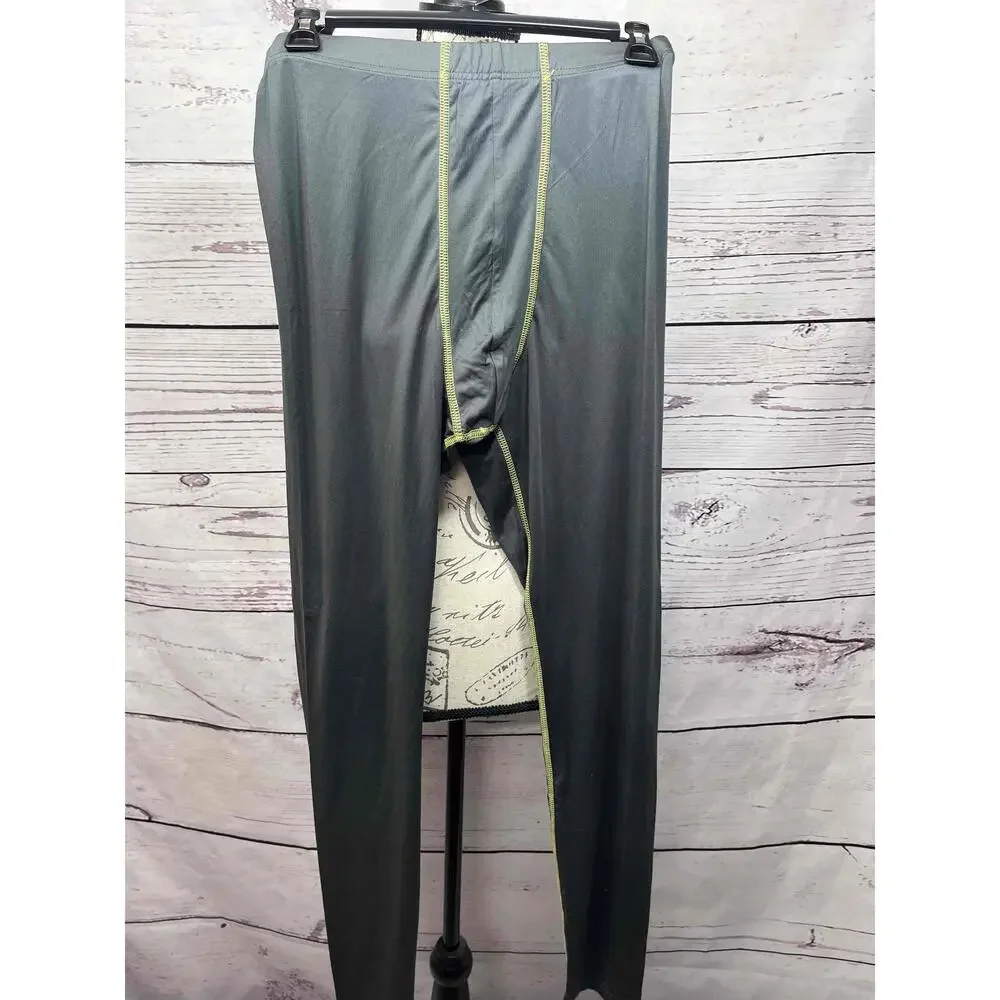 Crane Medium Gray Compression Tights Athletic Pants New Without Tag
